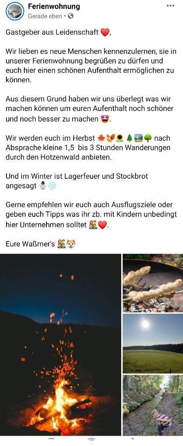 Ferienwohnung An Der Kapelle Rickenbach  エクステリア 写真